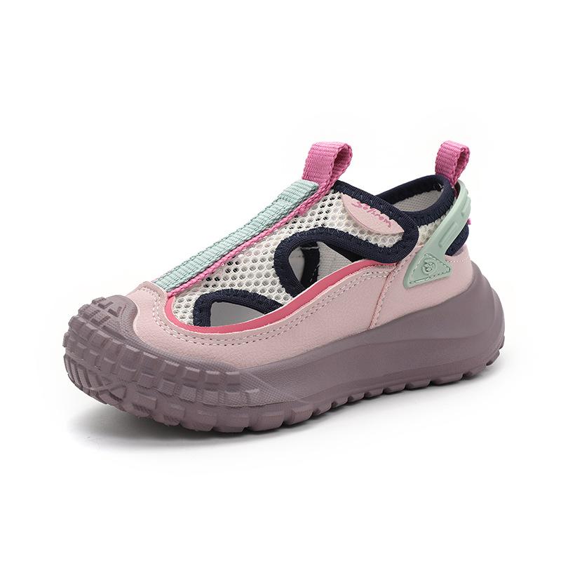 Children Summer Breathable Mesh Sports Sandals Fashion Hollow Casual Outdoor Shoes for Boys and Girls