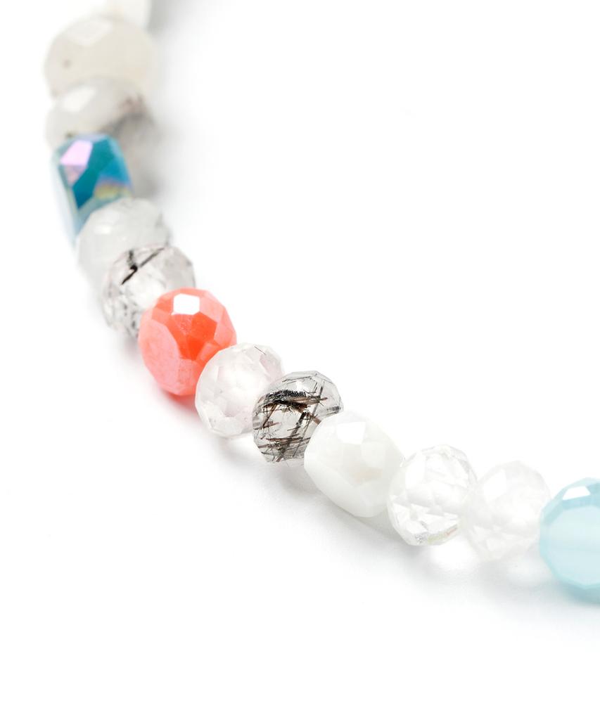 Polalita Multi Pastel Stone Bracelet (Plt-Br-047_Wt)