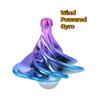 Wind Gyro Toy Aerodynamic Metal Alloy Wind Blowing Rotation Fidget Spinner EDC Toys for Kids Adults Stress Reliever