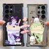 Cute Sanrio Kuromi Phone Case for Samsung Galaxy S25 Plus S25 Ultra S24ultra S24fe S20 FE S21FE S23 S24 S22 Ultra Clear Cover