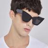 New Large Frame Europe And T-he United States Stylish Personality Catwalk Sun Glasses Triangle Cat-eye Sun Glasses Female Cro-ss-bor
