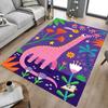 1pc Dinosaur Fantasy Area Rug Soft Flannel Floor Mat for Living Room, Bedroom and Carpet, Sofa Coffee Table Floor Mat, Decorative Rug Q12