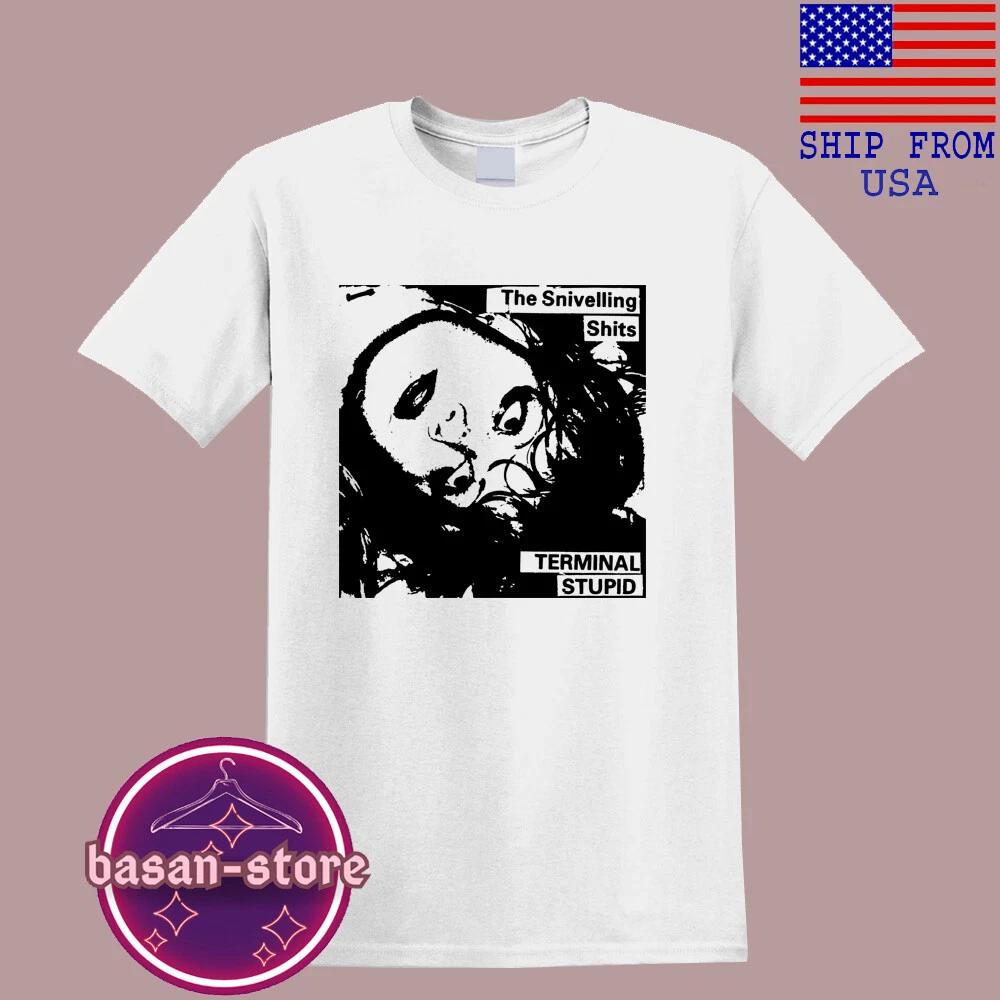 The Snivelling Terminal Men's White Size S-5XL