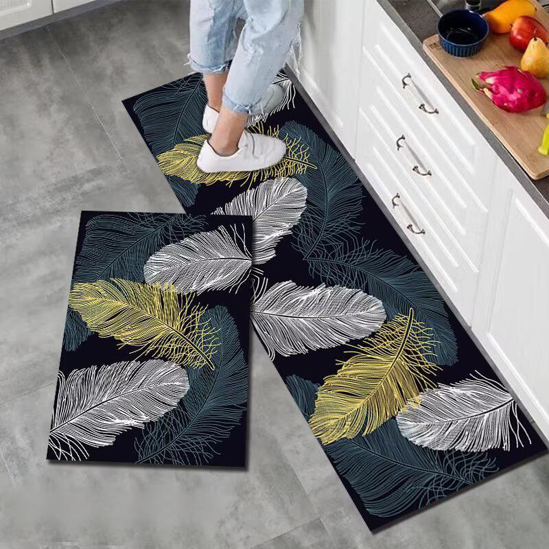 Alfombrilla para Suelo Resistente a la Suciedad de Cocina Felpudo para Puerta de Baño Alfombrilla para Suelo del Hogar Alfombrilla para Suelo del Hogar