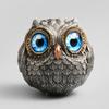 2025 NEW Realistic Owl Animal Figurines Lucky Mini Owl Guardian Christmas Ornaments Energy Lucky Decor Children's Gifts
