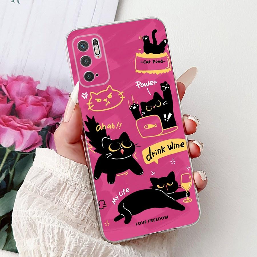 For Xiaomi Poco M3 Pro Case Xiaomi Redmi Note 10 5G Phone Case TPU Soft Silicone Protective Cover for Xiaomi PocoM3 M 3Pro Shell