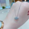 2022 Fan-Shaped Elegant Necklace for Women - Simple, Cute Clavicle Chain Pendant with Light Luxury Design