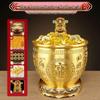 Brass Hundred Blessings Treasure Pot