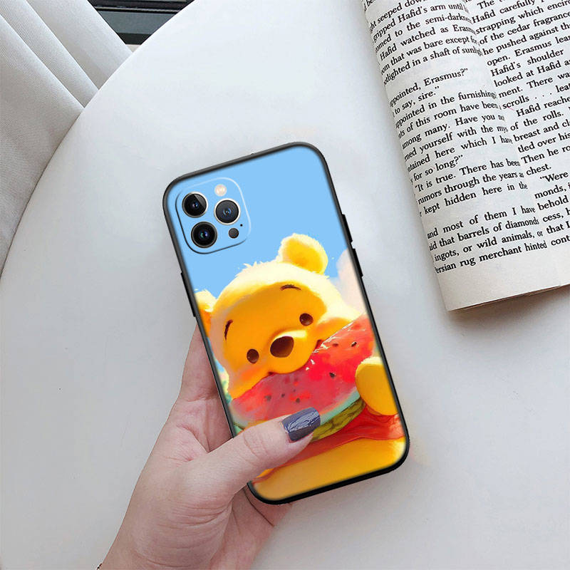 II25 Winnie the Pooh Telefoonhoesje voor Samsung A35 A25 A24 A15 A05S A05 M55 M35 M15 A06 A16 A02 A12 A13 A10 A20 A30 A22 A31 A32 A33 A41 A42 A50
