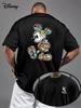 Mode T-shirt Herr Disney Musse Pigg Dam Bomulls T-shirt Casual Topp Unisex Sommar Streetwear Oversize Kortärmad Andningsbar