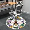 1 Stück Bienenkranz Stuhlteppich für Büro Rutschfest, Maschinenwaschbarer Teppich für Büro, Raum - Feiertagsdekoration, Maschinell hergestellt yy251029127