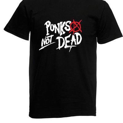 Mens Punks Not Dead T-Shirt Size Up To 5XL