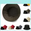 Stylish Unisex Oversize Bucket Hat For Big Head, Double Sided Cotton Cap For Sun And Wind Protection
