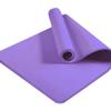 Estera de yoga inodora y respetuosa con el medio ambiente para el hogar, absorción de golpes engrosada y almohadilla antideslizante, estera para el suelo con cuerda para saltar para fitness para mujer