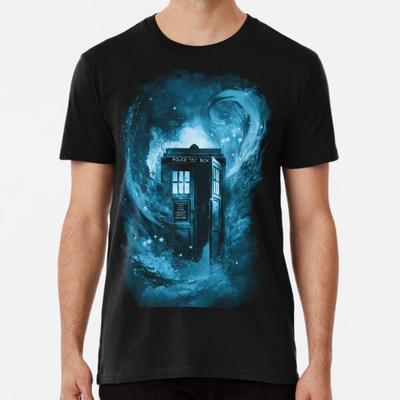 De kleur vortex-blauw versie S tot 5XL Gemaakt in AU/VS T-shirt