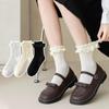 Frill Socks Student Cute Satin Twisted Socks