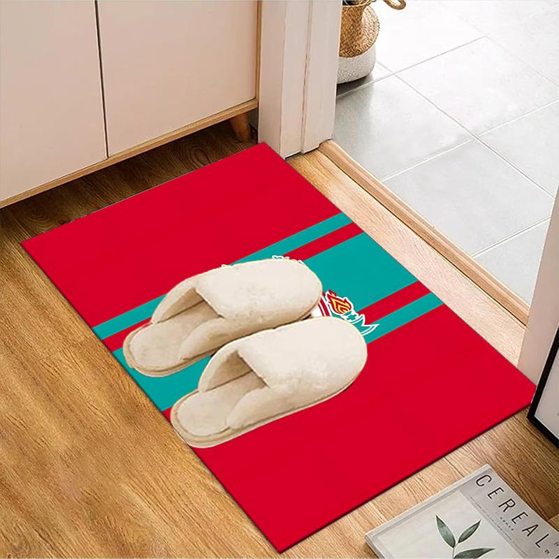 Liverpool Football Club Rug Game Carpet, Floor Mat for Bedroom Living Room Entryway Rug, Home Decor Idea Gift for Christmas Birthday