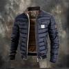 Men's Stand-up Collar Cotton Jacket Casual Warm Thickened Cotton Coat Winter Fashion New Spring and Autumn