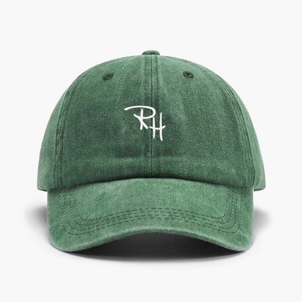 1“RH”fashionable Embroidered Fisherman Baseball Hat with Lightweight Shade for Both Men and Women