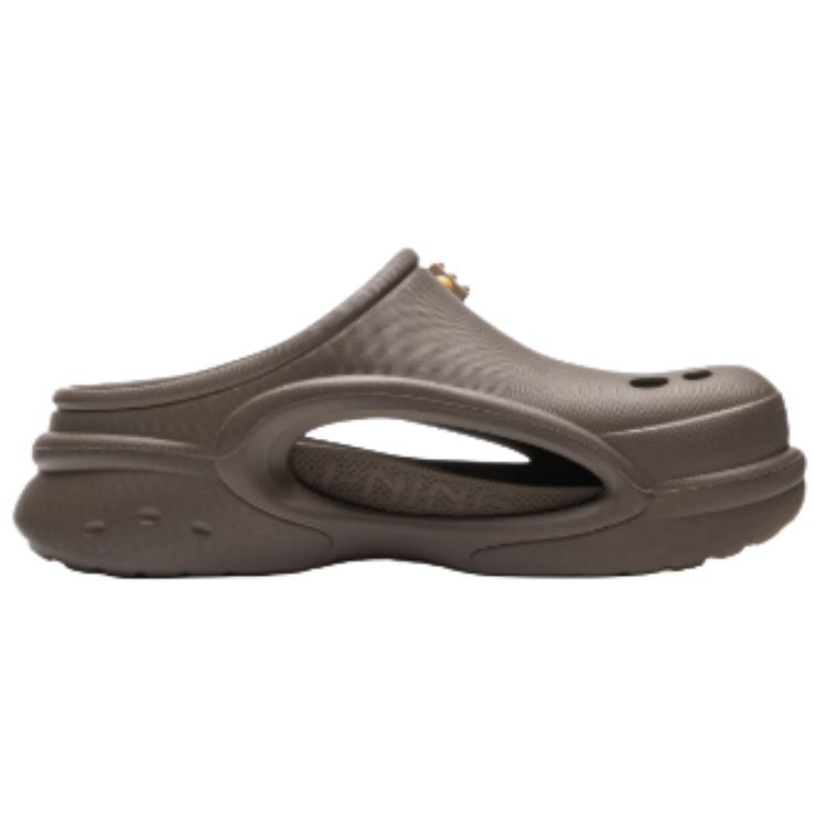 Li Ning Capsule Toy Shoes Clogs Unisex Dark Tea Brown AGAW019-2