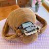 Kinderen Mini Rugzak Tas Grappige Meisjes Anime Crossbody Tas Zacht Meisje Kleine Rugzak Pluche Capybara Schooltas voor Meisjes Kinderen