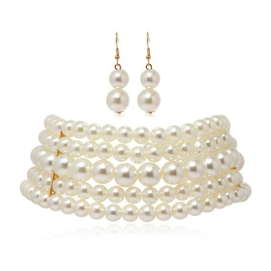 Popular Necklace Earrings Set Temperament Gift Dress Up