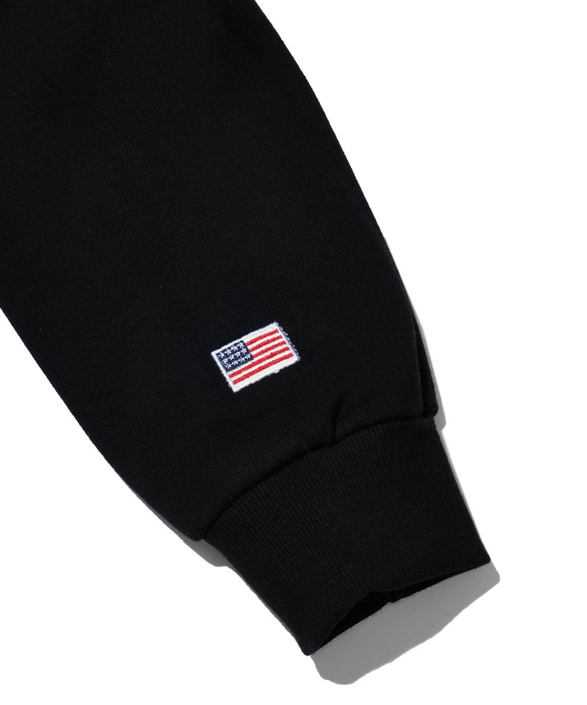 Paper Boy New York Hoodie Dress - Black