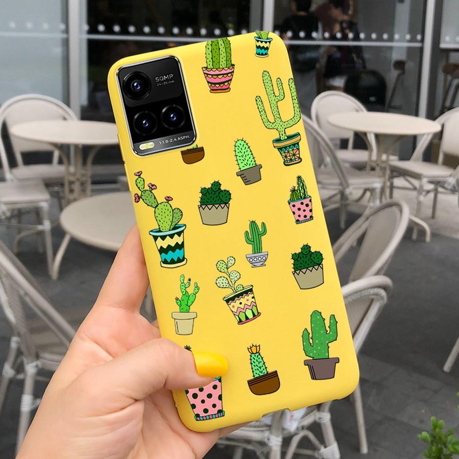 Lovely Silicone Case For Vivo Y33s Case Phone Cover Vivo Y21 2021 Y21s TPU Bumper On Vivo Y33S 4G Y33 S Y21 Y 21S Coque Fundas