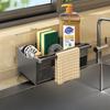 Kitchen Sink Rack With Self-draining Tray Sponge Rag Organizer Bathroom Cosmetic Facial Cleanser Holder Household Storage Shelf