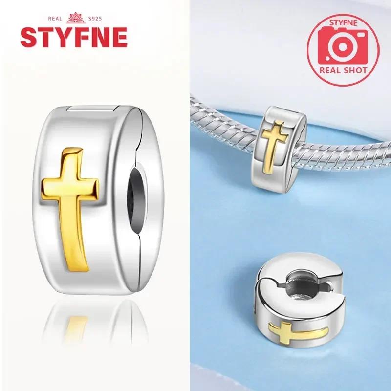 Copper Stylish Charms Religion Heart Lucky Eye Cross Beads Fit Original Bracelet For Women High-Quality Fashion Jewelry Gift