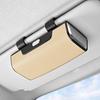 Car Storage Box for Sun Visor Shockproof Protective Eyeglasses Case with Soft Velvet Lining Magnetic Lock Large Capacity Organizer for Cards Keys