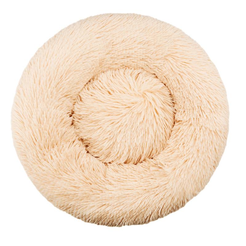 Kennel Cat Litter Plush Round Pet Litter Dog Bed Winter Dog Cushion Pet Bed Pet Supplies