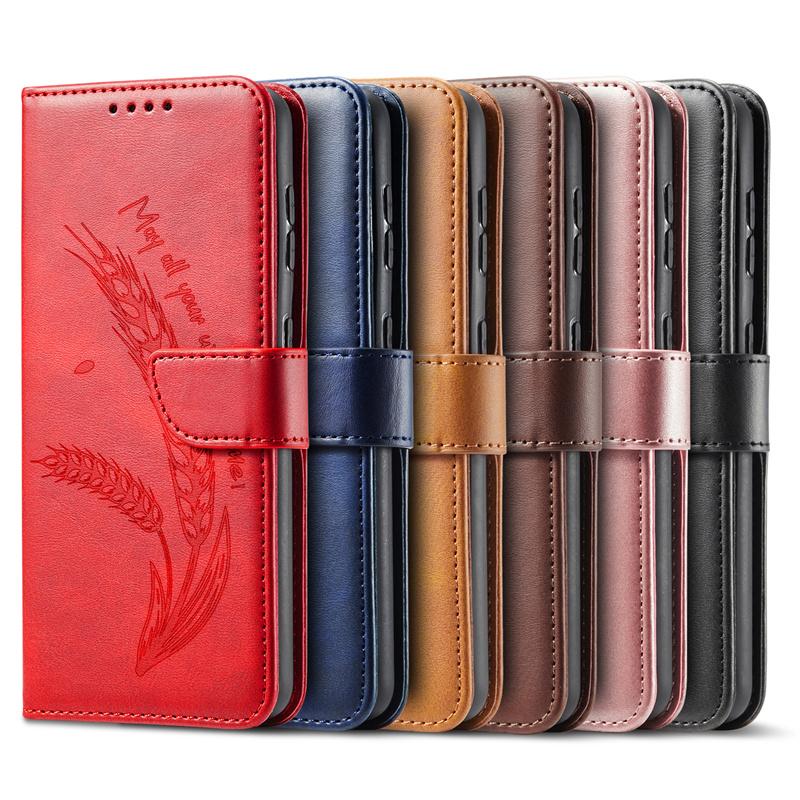 Casing For Huawei P8 P9 Mini 2017 P10 P11 P20 Pro 2019 P30 Plus Lite P40 Leather Phone Case Card Holder Wallet Flip Cover
