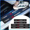 4Pcs Carbon Fiber Car Door Sill Protection Sticker Anti-scratch Refit For Mitsubishi Lancer 7 8 I200 Pajero Montero Sport Outlander ASX Mirage Eclipse
