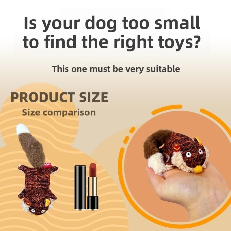 Pet Chew Toy With Plush Material For Small Dogs And Puppies