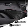 2/4 Pièces 3D Aluminium Décoration Haut-Parleur Audio de Voiture Badge Autocollant Pour Mazda 3 6 CX5 2 CX3 CX9 MX5 RX8 Axela Demio MS CX5 2 Axela Demio Atenza MS GJI GH BK