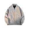 Men's Waterproof Stand Collar Solid Color Baseball Jacket - Casual Autumn Outerwear