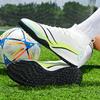 Herren High Top Elastischer Sockenmund Fußballschuhe Gummi Weiche Sohle Kurze Stollen Jugend Jungen Fußballschuhe