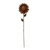 Rustic Metal Garden Stakes Sunflower Stake, Retro Rusty Flower Sculpture, Artistic Decor Ornament for Outdoor Yard Patio Lawn Decoration Decorative