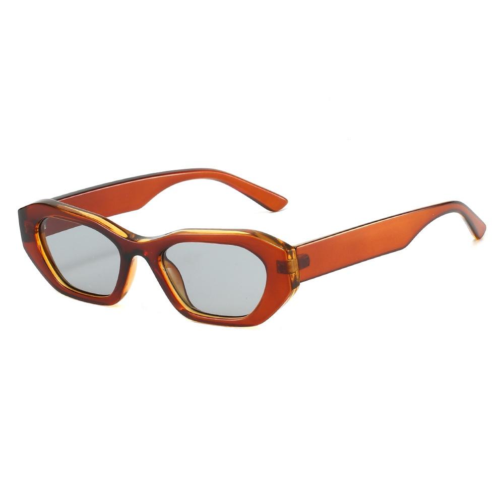 New Luxury Retro Leopard Print Women Sunglasses Jelly Color UV400 Protection Trendy Fashion Accessories
