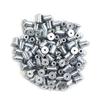 ECR020 100 Pieces Car Window Regulator Winder Mechanism Repair Steel Cable Wire End Fitting Pin Stop Sleeve Rivet 8x9.25/1.6 Mm