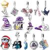 Original Magic Hat Star Cat Penguin Charms Copper Motorbike Beads Fit Bracelet Women Jewelry Making Diy Gift