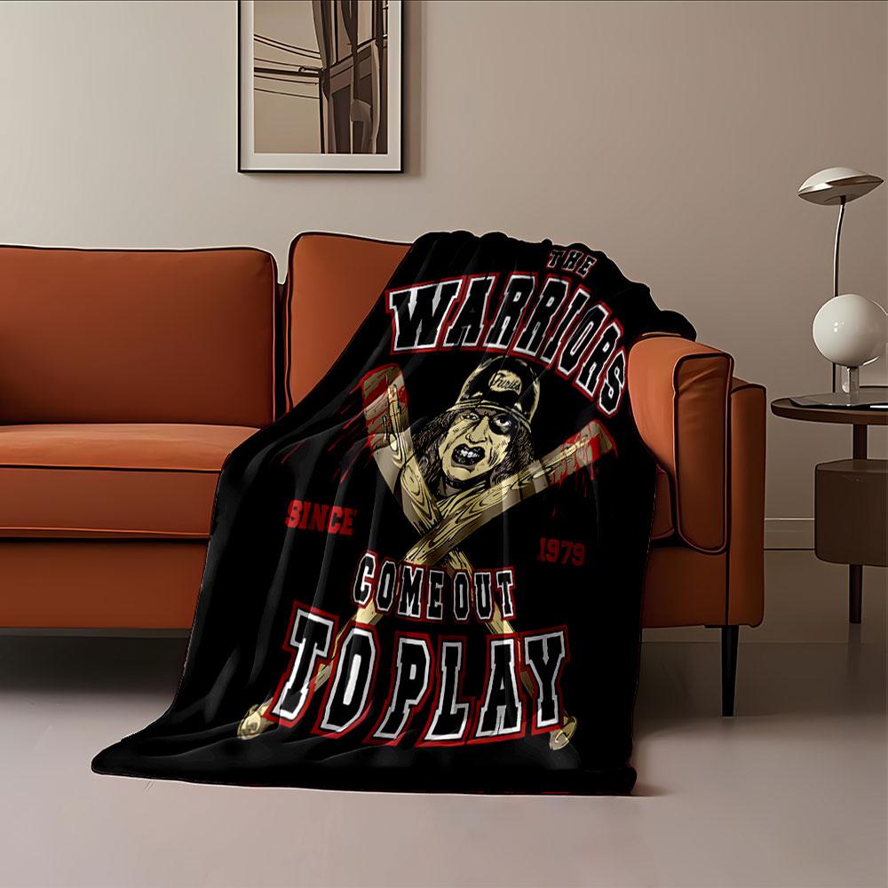 Warriors Movie Blanket Design for All Seasons Blanket Lunch Break Throw Gift