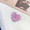 Epoxy Glitter Sequined Love Mobile Phone Airbag Bracket Retractable Wind Simple Niche Stable Carry