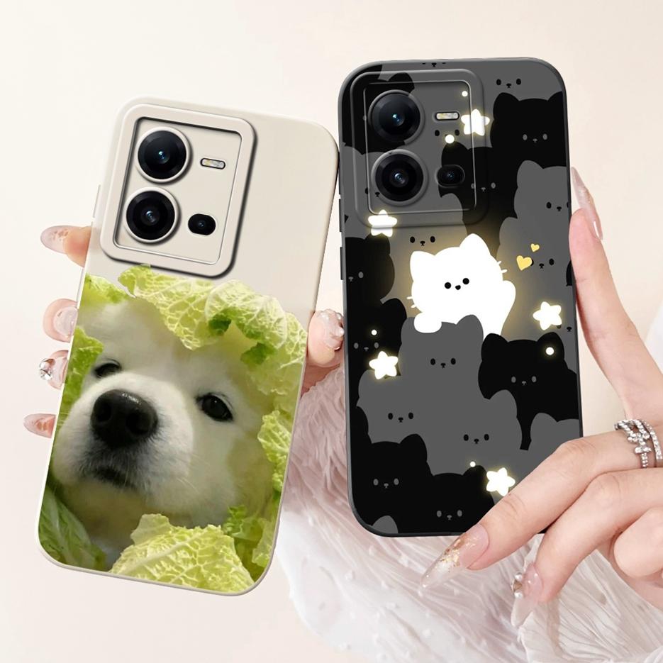 For Vivo V25 5G Case Vivo V25e V2201 V2202 Cute Dog Cartoon Cover Shockproof Phone Case For Vivo V25e V 25 e VivoV25 Soft Fundas