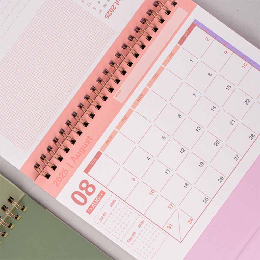 Creative Desktop Calendar 2025 Standing Flip Calendar Office Decoration 2024-2025 Calendar Gifts