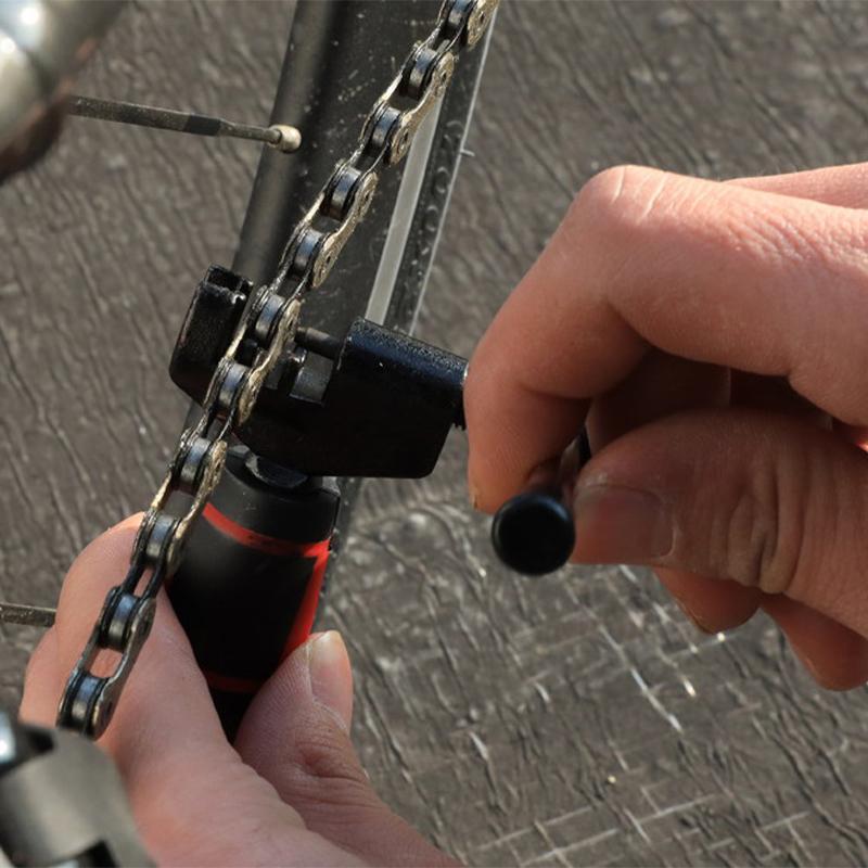 Bike Chain Link Remover Mountain Bike Chain Breaker Splitter Portable Steel Dechainer Bicycle Repair Tool