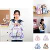 Preschool Girl Boy Backpack With Cartoon Bunny Pattern And Ergonomic Straps