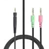 Quality Braided Cable For Game One,pc 373d,gsp350 Gsp500 Headphones Cord
