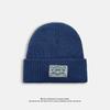 Hat Men's Knitted Cold Hat Korean Style Autumn and Winter Style Thin Light Plate Solid Color Versatile Warm Ear Protection Woolen Hat